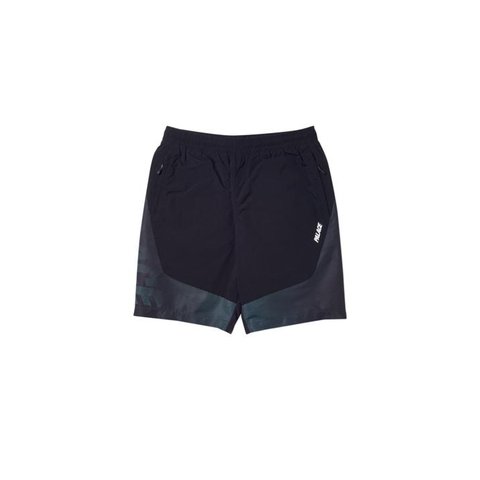 D. FADE SHELL SHORTS BLACK