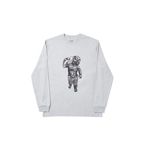 Palace P BEBE LONGSLEEVE GREY MARL