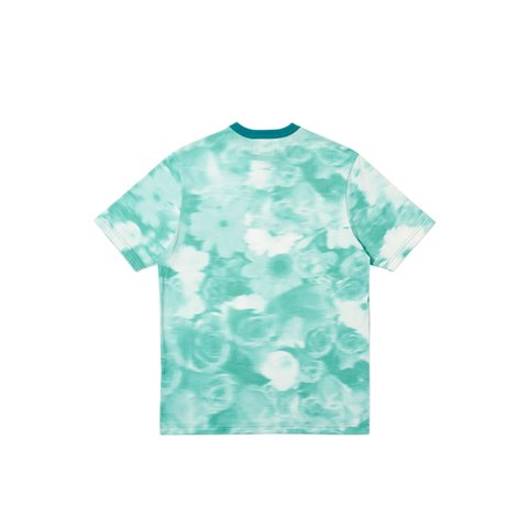 BLURRY FLOWER RINGER T-SHIRT GREEN