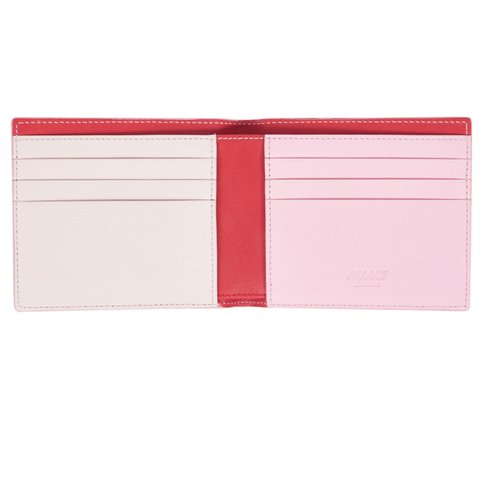 Palace LEATHER BILLFOLD WALLET PINK - Colorway
