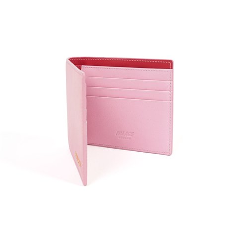 Palace LEATHER BILLFOLD WALLET PINK - Colorway