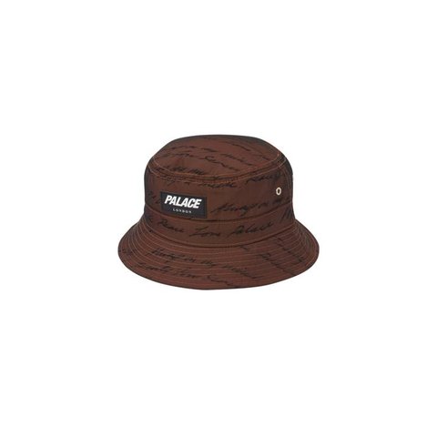 Palace DAS MIND BUCKET HAT ORANGE / BLACK