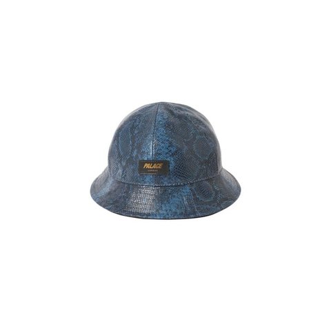 Palace LEATHER BUCKET BLUE