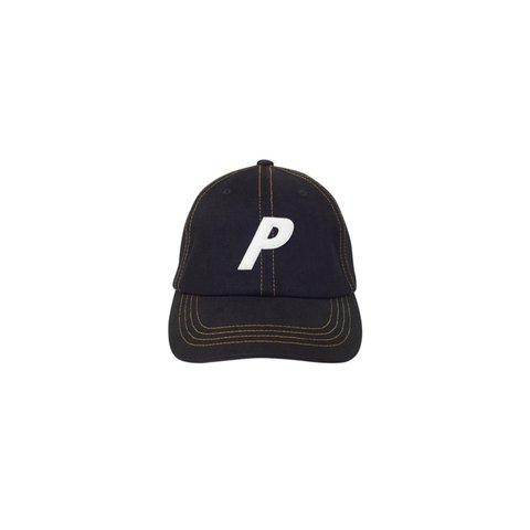 DENIM P 6-PANEL BLACK STONE WASH