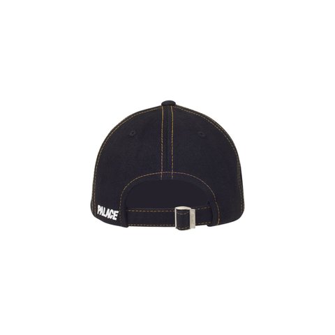 DENIM P 6-PANEL BLACK STONE WASH