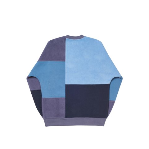 Palace PATCH UP YA LIFE CREW BLUE - Colorway