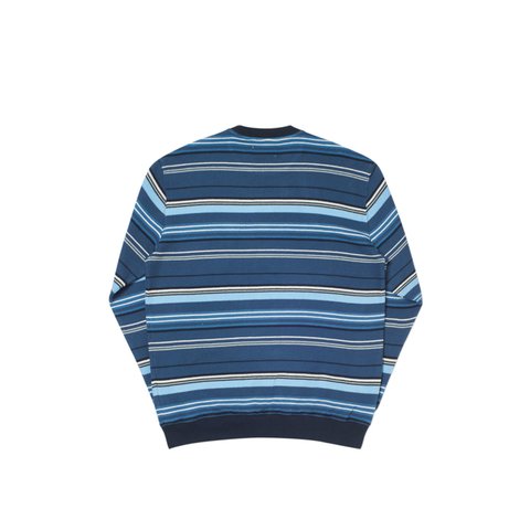 TRIM RIB CREW BLUE