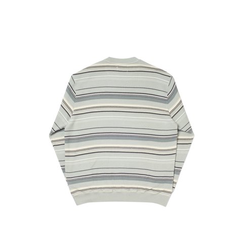 Palace TRIM RIB CREW GREY - Colorway
