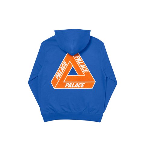Palace TRI-CHENILLE HOOD BLUE - Colorway