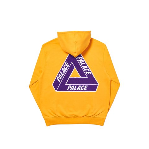 Palace TRI-CHENILLE HOOD YELLOW - Colorway