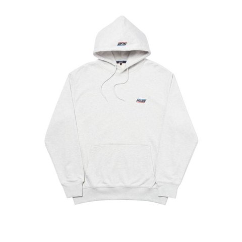 Palace BASICALLY A HOOD LIGHT GREY MARL