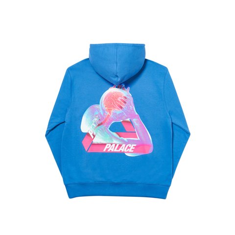 Palace TRI-GAINE HOOD BLUE - Colorway