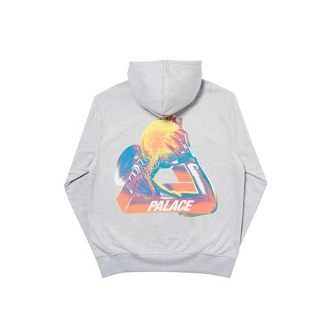 Palace TRI-GAINE HOOD GREY MARL - Colorway