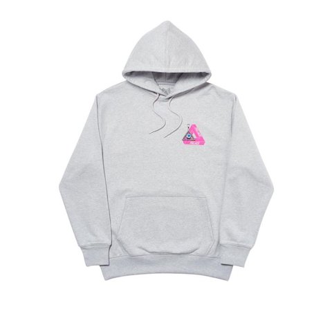 TRI-SMILER HOOD GREY MARL