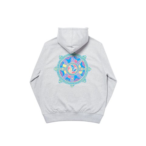 Palace SOAP DODGER HOOD GREY MARL - Colorway