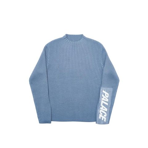 Palace JUMBOTRONIC CREW BLUE
