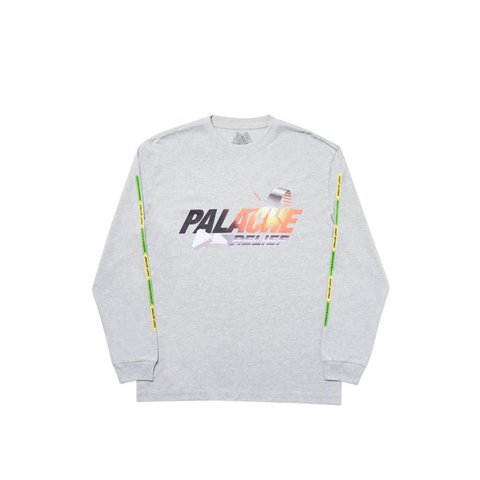 Palace PALACHE LONGSLEEVE GREY MARL