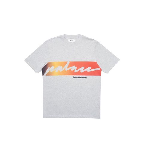 Palace CATCH DAS FADE T-SHIRT GREY MARL