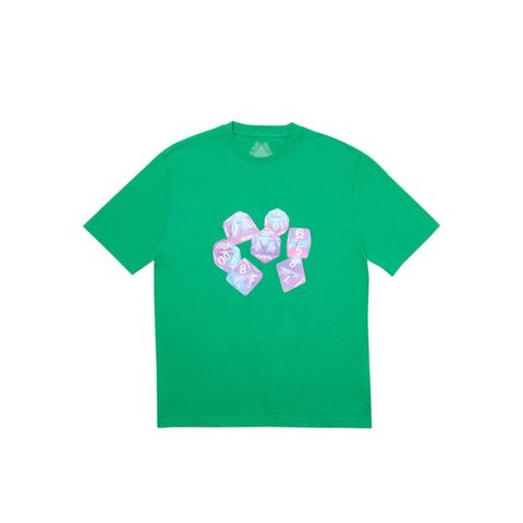 Palace ROLL DAS DICE PAY DAS PRICE T-SHIRT GREEN