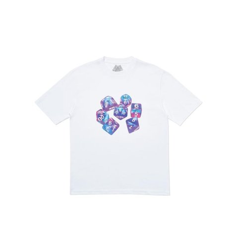 Palace ROLL DAS DICE PAY DAS PRICE T-SHIRT WHITE