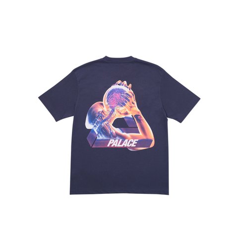 Palace TRI-GAINE T-SHIRT NAVY - Colorway