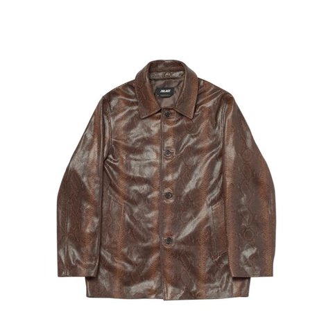LEATHER JACKET BROWN