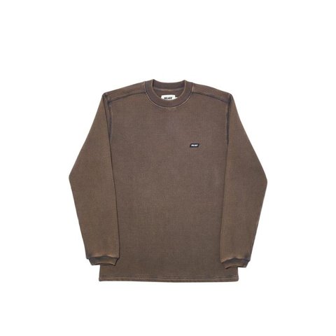 Palace WAFFLE ON LONGSLEEVE GREY