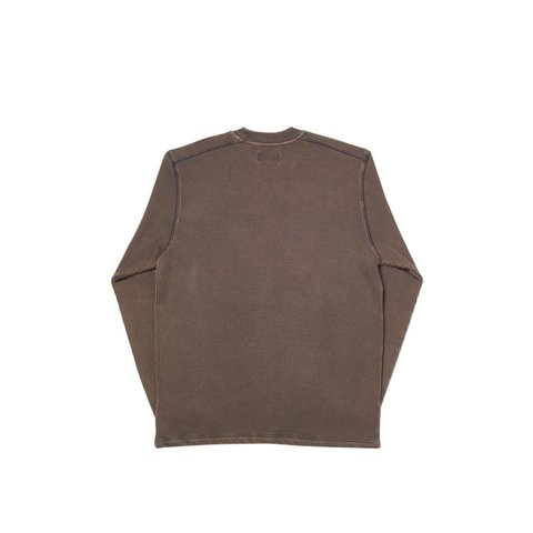 Palace WAFFLE ON LONGSLEEVE GREY - Colorway