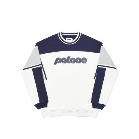 Palace QUILTER CREW WHITE