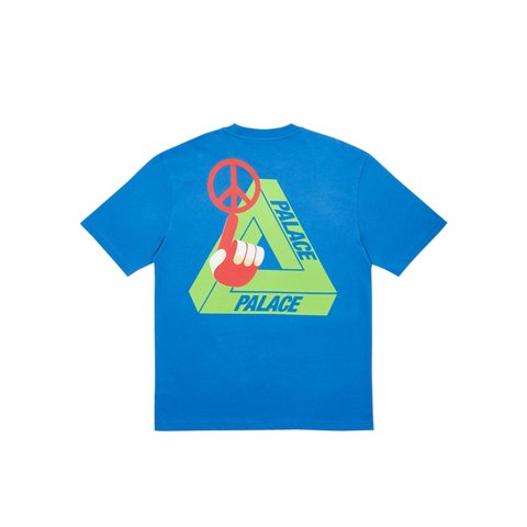 Palace TRI-SMILER T-SHIRT BLUE - Colorway