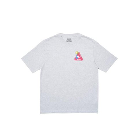 TRI-SMILER T-SHIRT GREY MARL
