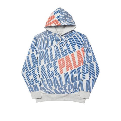PLANET PALACE HOOD GREY MARL