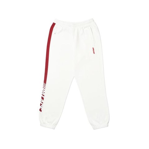 WAXIMUM ECHO TECH FLEECE JOGGERS WHITE