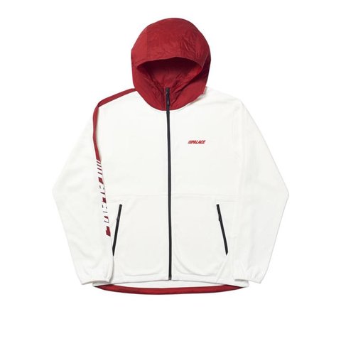 WAXIMUM ECHO TECH FLEECE HOOD WHITE