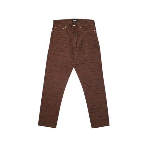 DAS MIND TROUSER ORANGE / BLACK