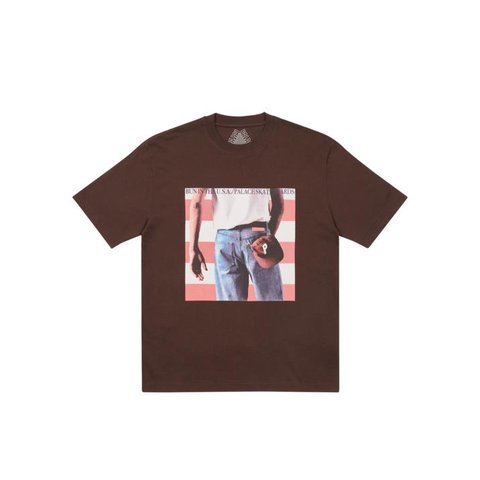 Palace BORN TO BUN T-SHIRT BROWN