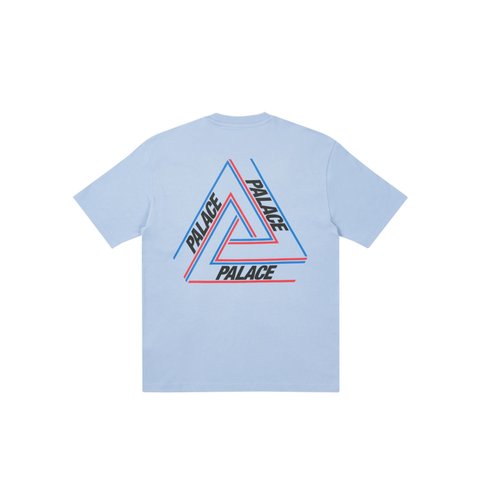 Palace BASICALLY A TRI-FERG T-SHIRT BABY BLUE - Colorway