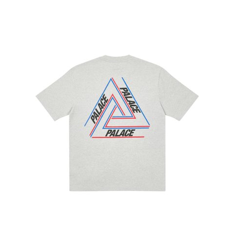 Palace BASICALLY A TRI-FERG T-SHIRT GREY MARL - Colorway