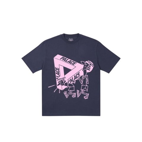 Palace IF YOU BUILD IT T-SHIRT NAVY