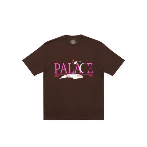 Palace OUTER SPACE T-SHIRT BROWN