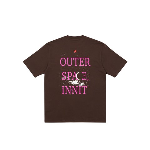 Palace OUTER SPACE T-SHIRT BROWN - Colorway