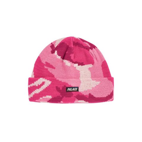 Palace BASICALLY A BEANIE PINK CAMO