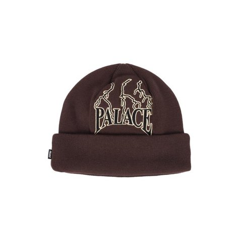 Palace LIGHTNING SPEED BEANIE BROWN