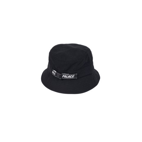 Palace WEB STRAP BUCKET HAT BLACK - Colorway