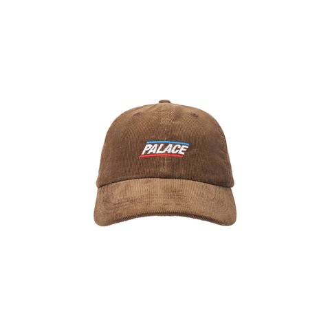 Palace BASICALLY A CORD 6-PANEL BROWN - Colorway