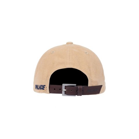 Palace LEATHER STRAP 6-PANEL KHAKI - Colorway