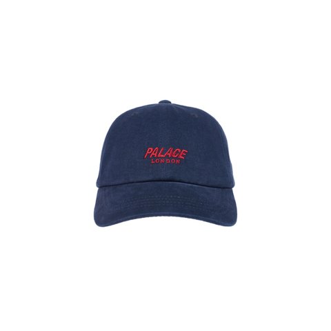 Palace LEATHER STRAP 6-PANEL NAVY - Colorway