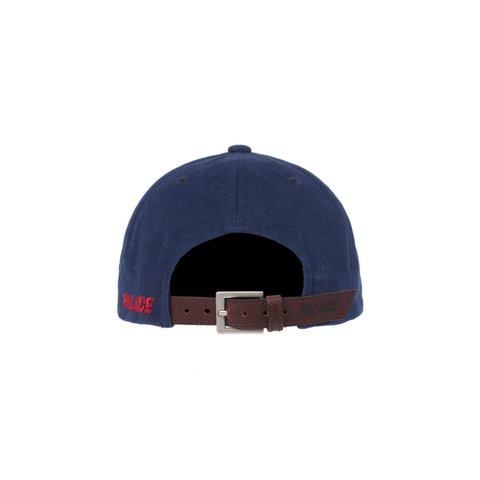 Palace LEATHER STRAP 6-PANEL NAVY - Colorway