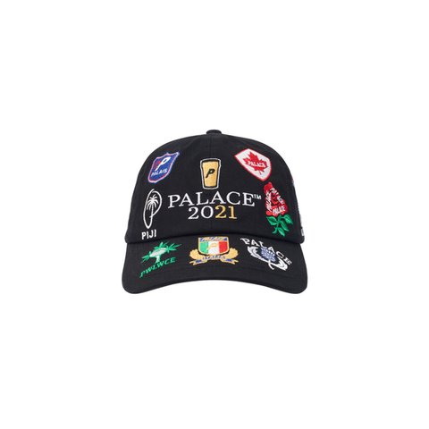 Palace RUGGER BUGGER 6-PANEL BLACK - Colorway