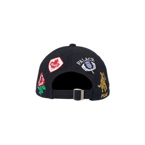 Palace RUGGER BUGGER 6-PANEL BLACK - Colorway
